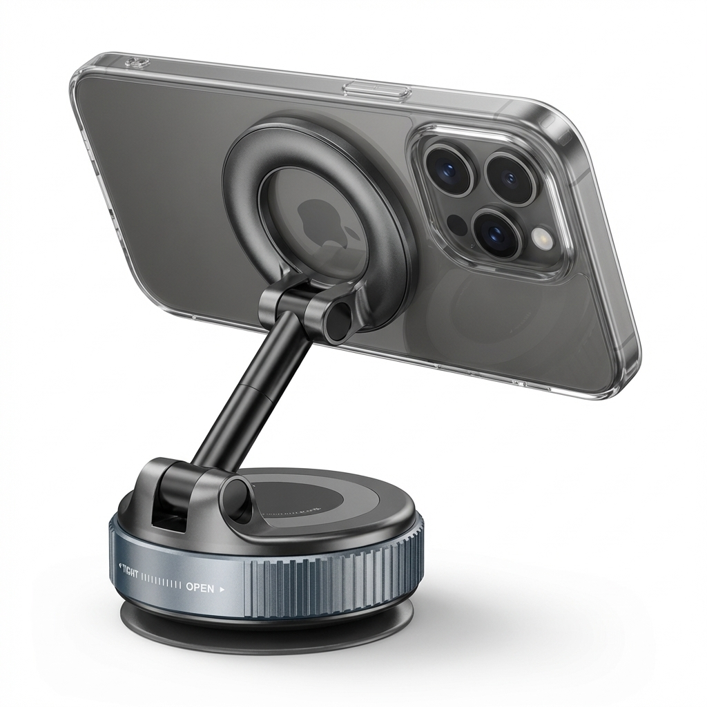 Falk360 - magnetyczny uchwyt na telefon, magsafe - Czarny