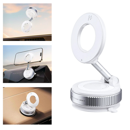 Falk360 - innowacyjny uchwyt na telefon z przyssawką - Biały