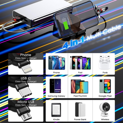 Kabel Ładujący 3 w 1