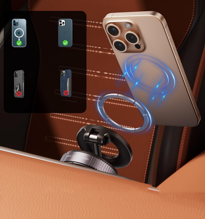 Falk360 - innowacyjny uchwyt na telefon z przyssawką - Czarny