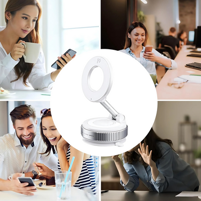 Falk360 - innowacyjny uchwyt na telefon z przyssawką - Biały