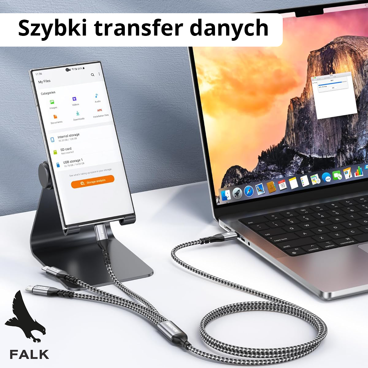 Kabel Ładujący 3w1