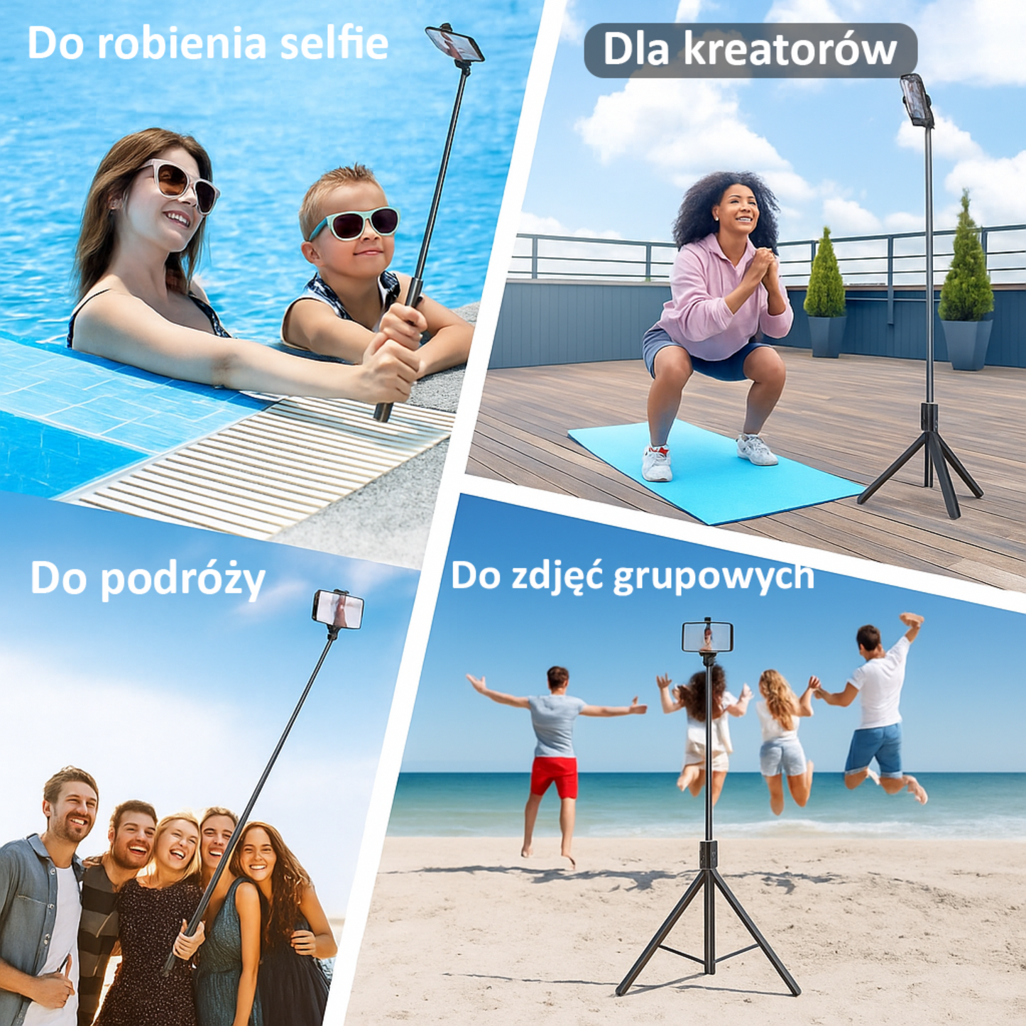 Selfie Stick Tripod + pilot